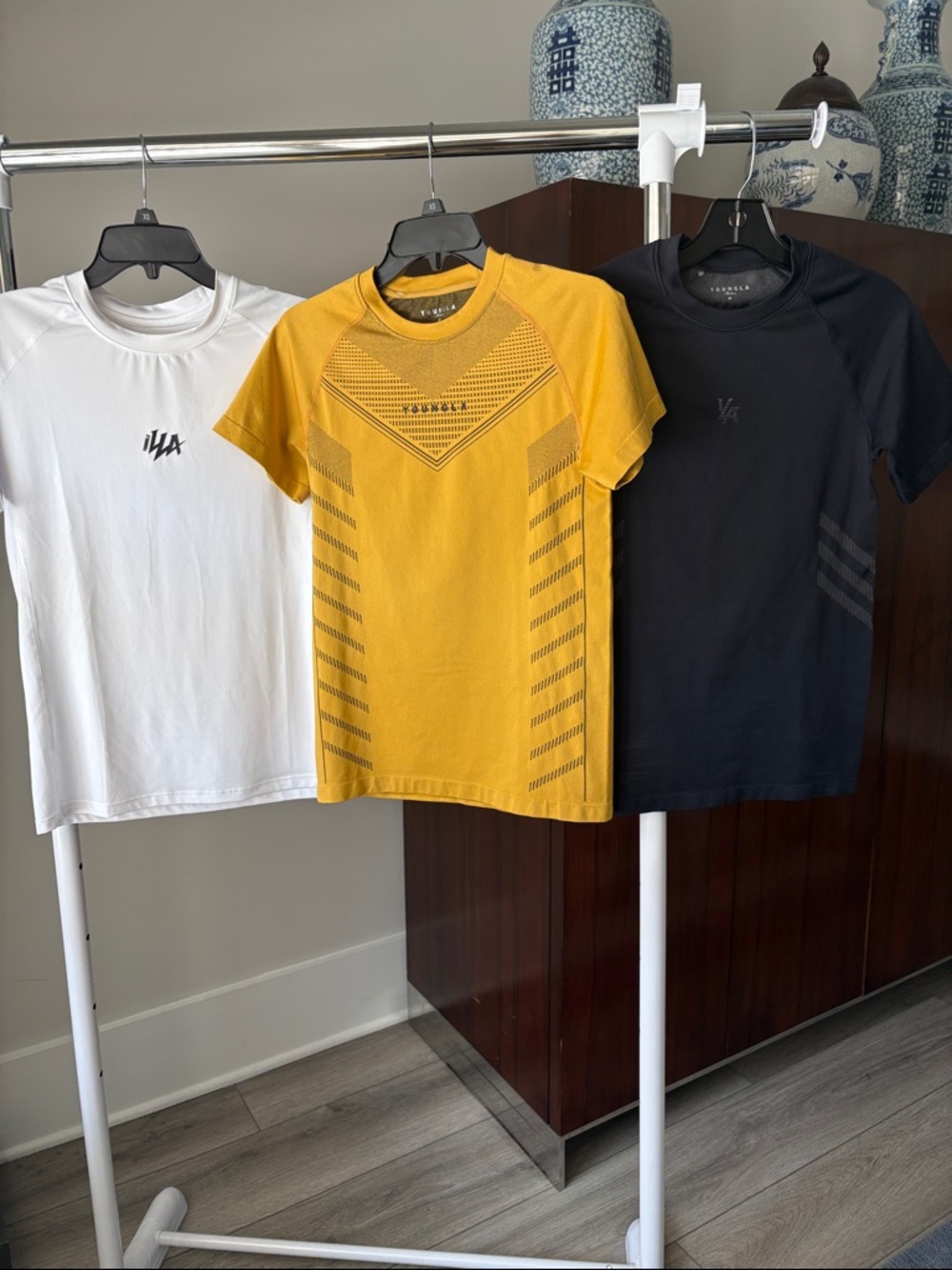 YoungLA Performance/compression Short Sleeve Tee lot of 3 Sz M